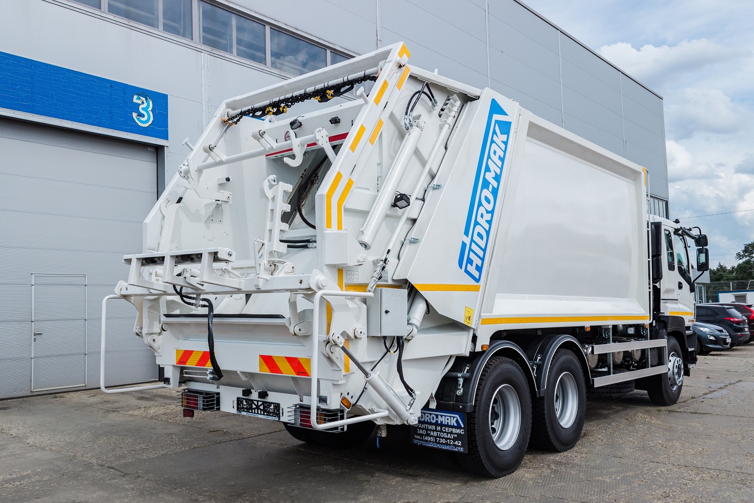 Мусоровоз HIDRO-MAK объем 23 куб.м. на шасси FAW CA 3250